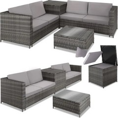 TECTAKE SIENNA RATTAN LOUNGE SETS 404625 RRP £331.99