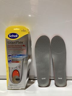 A QTY OF SCHOLL LIQUIFLEX TRIMMABLE SUPPORT WORK INSOLES