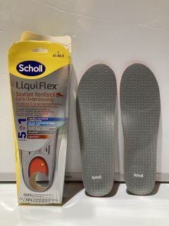 A QTY OF SCHOLL LIQUIFLEX TRIMMABLE SUPPORT WORK INSOLES