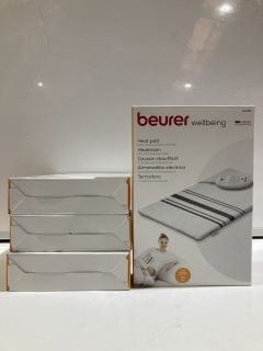 10 X BEURER WELL BEING HEAT PAD WITH 3 TEMPERATURE SETTINGS