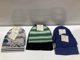 A QTY OF JOHN LEWIS CHILDRENS WINTER HATS