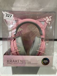 1 X RAZER KRAKEN GAMING HEADSET KITTY EDITION