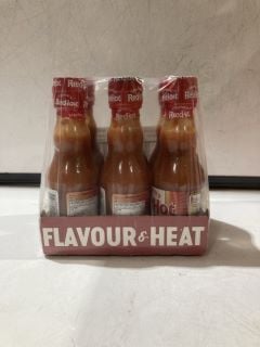 A QTY OF 6 X 148ML FRANKS RED HOT SAUCE