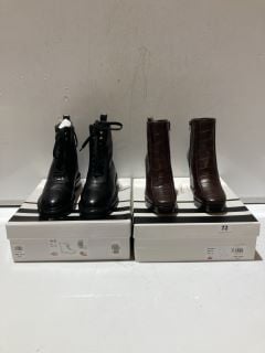 JOHN LEWIS WOMENS PARADISE BRCH UK 5 BOOTS, TO INCLUDE PINE BK UK 7, TO INCLUDE PANAMA BK UK 7 BOOTS, TO INCLUDE OCTOBER BK UK 7 BOOTS RRP £496.50