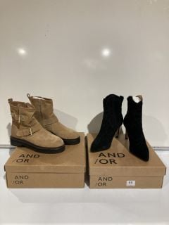 JOHN LEWIS RIVER BRLI SIZE 38 & JOHN LEWIS OCTAVIO BK SIZE 5/38 TOTAL RRP £115.20