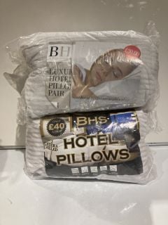 2 X BHS HOTEL PILLOWS