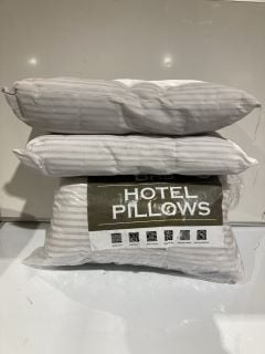 QTY OF PILLOWS TO INCLUDE BHS HOTEL PILLOWS