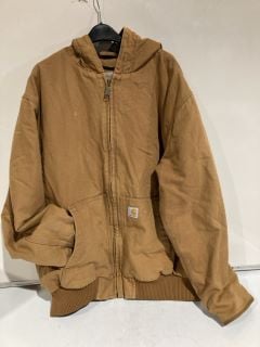 CARHARTT TAN DUCK INSULATED JACKET SIZE XL RRP £152.99