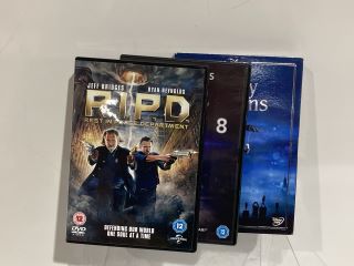 QTY OF DVDS TO INCLUDE R.I.P.D REST IN PEACE DEPARTMENT