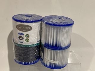 2 X BESTWAY LAY-Z-SPA FILTER CARTRIDGE