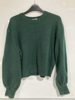 QTY OF WOMEN'S CLOTHING TO INCLUDE LOS ANGELES ATELIER GREEN JUMPER SIZE M