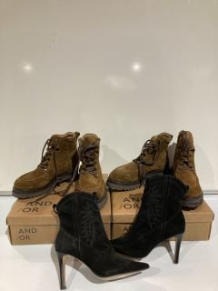 JOHN LEWIS OCTAVIO BK SIZE 5/38 & JOHN LEWIS PARAMOUNTE BRTN SIZE 40 & JOHN LEWIS PARAMOUNTE SIZE 41 TOTAL RRP £166.80