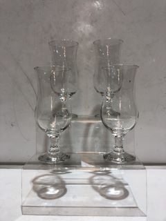 QTY OF LAV 6 FIESTA PARTY WINE GLASSES