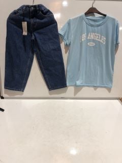 QTY OF KIDS CLOTHES TO INCLUDE MOLO EXTRA RELAXED FIT JEANS