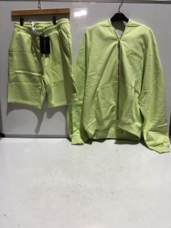 CARSICKO CORE ZIP HOODIE LIME SIZE L