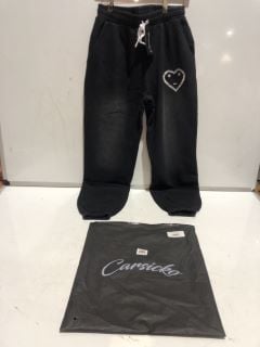 CARSICKO LE FADE TRACK PANTS BLACK M