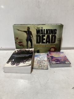 BOX OF ASSORTED ITEMS TO INCLUDE THE WALKING DEAD BOARD GAME 1-4 PLAYERS