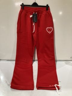 CARSICKO SIGNATURE TRACK PANTS RED SIZE L