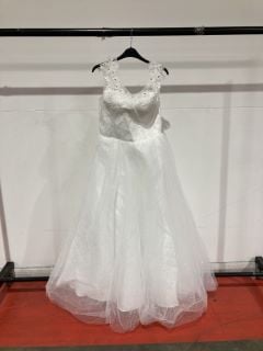 BOX TO INCLUDE SMALL WHITE BRIDAL DRESS