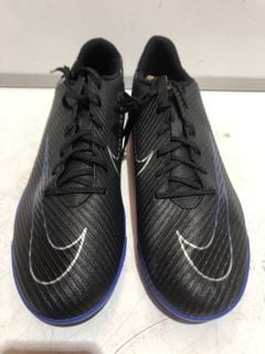 NIKE MERCURIAL BLACK/BLUE SIZE 10