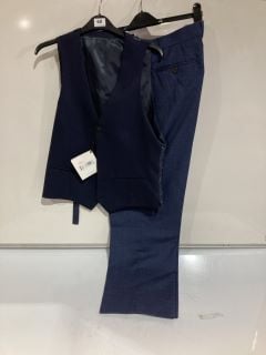 JOHN LEWIS S100 BRDSYE REG WC BLNV SIZE 36R & JOHN LEWIS WOOL HOPSACK REG TRS BLMI SIZE 40 SHORT TOTAL RRP £170