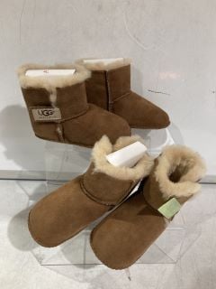 UGG INFANT ERIN CHESTNUT SIZE L & UGG INFANT ERIN CHESTNUT SIZE L TOTAL RRP £110