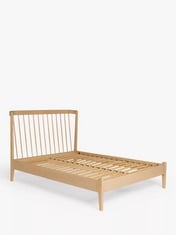 JOHN LEWIS ARBOR BED - SIZE APPROX 150 X 200 CM IN NATURAL - RRP £700 (BOXES 1 & 2 OF 2)