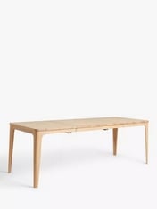 MIRA EBBE GEHL EXTENDING DINING TABLE IN NATURAL - SIZE APPROX 160-260 CM - RRP £999 (BOXES 1 & 2 OF 2)