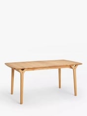 JOHN LEWIS X-RAY 6-8 SEATER EXTENDING DINING TABLE 170-250CM IN OAK - RRP £1199 (BOX 1 OF 1)