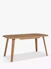 JOHN LEWIS ANTON 6-8 SEATER EXTENDING DINING TABLE IN OAK - RRP £399 (BOX 1 OF 1)