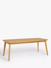 JOHN LEWIS CARA 6-10 SEATER EXTENDING DINING TABLE 200-300 X 95CM IN NATURAL - RRP £1249 (BOX 1 OF 1)