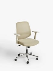 JOHN LEWIS DORSAL OFFICE CHAIR IN BEIGE - RRP £150