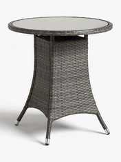 JOHN LEWIS ALORA BISTRO TABLE IN GREY - RRP £199 (BOX 1 OF 1)