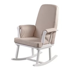 JOHN LEWIS HALDON NURSING ROCKING CHAIR IN WHITE / BEIGE - RRP £199