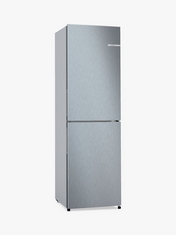 BOSCH SERIES 2 FREESTANDING FRIDGE FREEZER IN STAINLESS STEEL - MODEL NO. KGN27NLEAG/01 - RRP £479