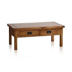 ORIGINAL RUSTIC SOLID OAK COFFEE TABLE - ITEM NO. RUS18 - RRP £295