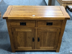 ORIGINAL RUSTIC SOLID OAK SMALL SIDEBOARD - MODEL NO. RUS23 - RRP £549.99