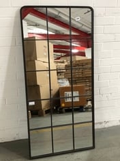 ROCHESTER MIRROR IN BLACK 61X127CM - RRP £239