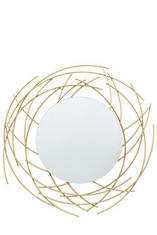 BARKING MIRROR GOLD1000X40X990MM - RRP £124.95