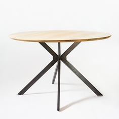 STONE THE CROWS DINING TABLE -120 X 76CMS - DIAMETER 120 X 76CMS - TOTAL RRP £450