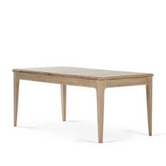 NEWTON LIGHT NATURAL SOLID OAK 5FT11'' EXTENDING DINING TABLE - RRP £830