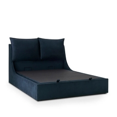 NAVY FABRIC BED FRAME PARTS (PART ONLY) (KERBSIDE PALLET DELIVERY)