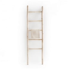 LA REDOUTE GHADA 5 RUNG LADDER TOWEL RACK IN NATURAL - ITEM NO. GEQ995 - RRP £100