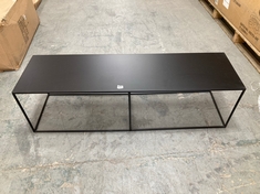 LA REDOUTE ROMY METAL BENCH IN BLACK - ITEM NO. AKH827 - RRP £ 230