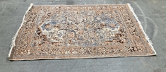 LA REDOUTE JUTE & COTTON RUG - ORANGE/BEIGE-MULTI