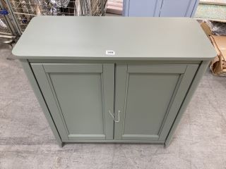 JOHN LEWIS PORTSMAN DOUBLE TOWELL CUPBOARD IN GREEN - RRP £209