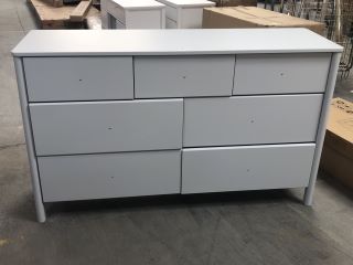 JOHN LEWIS SPINDLE GYMI 3+4 DRAWER CHEST IN GREY - RRP £699