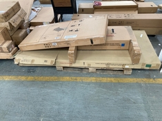 PALLET OF ASSORTED JOHN LEWIS FURNITURE PARTS TO INCLUDE JOHN LEWIS SPINDLE 135CM BED FRAME - HKSO (BOX 1 OF 3) (PART) (KERBSIDE PALLET DELIVERY)