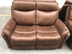 MONTE 2 SEATER POWER RECLINER IN FAUX SUEDE PINECONE - RRP £699