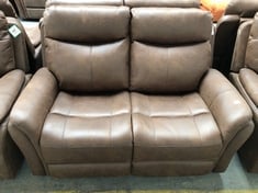 MONTE 2 SEATER POWER RECLINER IN FAUX SUEDE PINECONE - RRP £699